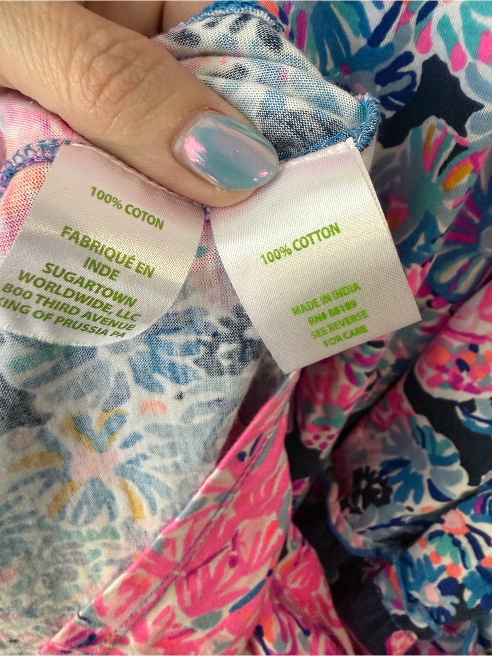 Lilly Pulitzer Loro Swing Dress in High Tide Navy Size XL - Picture 6 of 7